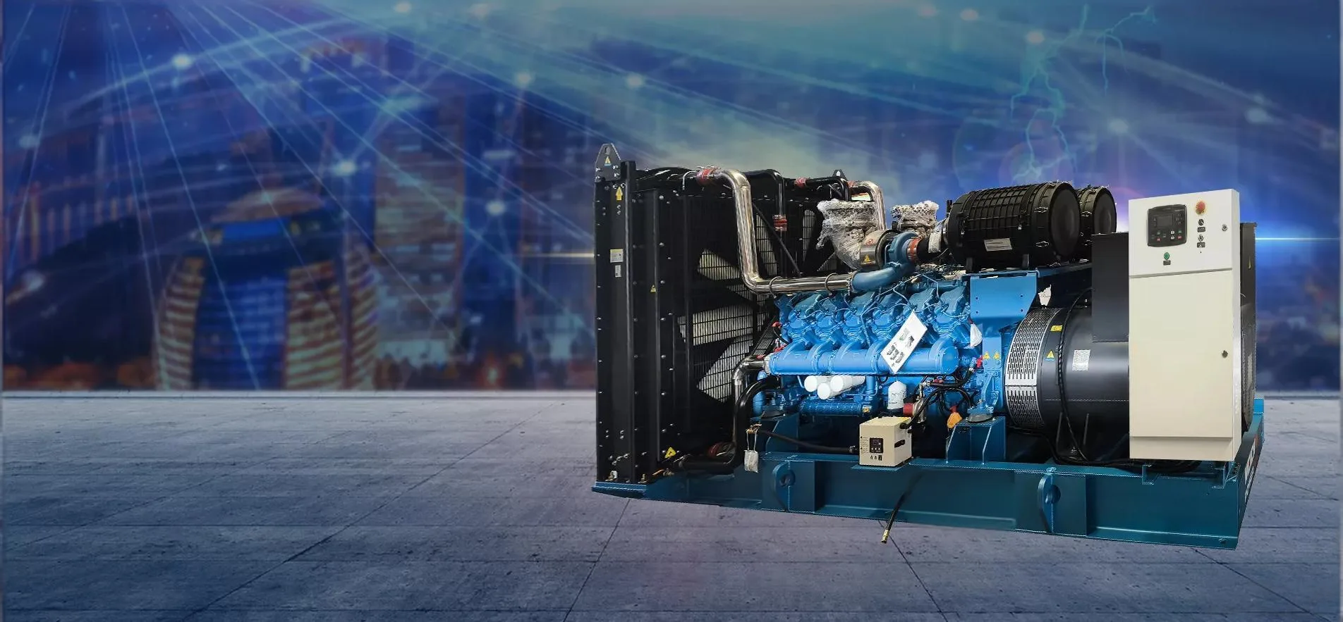 All-Copper Brushless Industrial Generator Set
