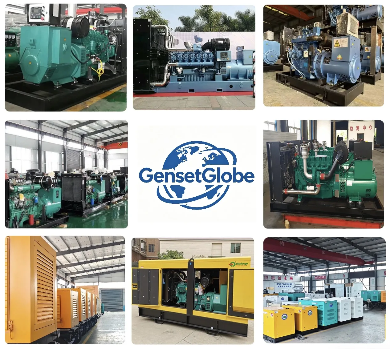 China Weifang manufactured generator set.