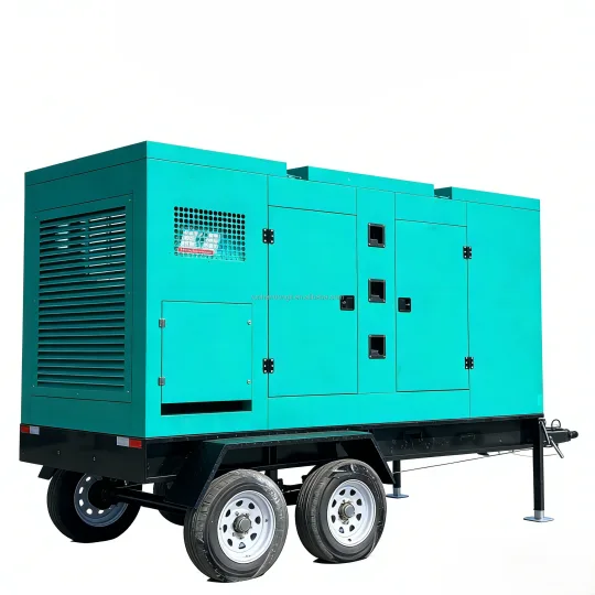 40kw Silent Diesel Generator Set with Auto Start ATS 50/60 Hz Low Noise Easy Move Runhan 1800 RPM Long Service Life